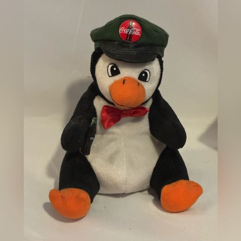 Vintage Coca-Cola Penguin Plush